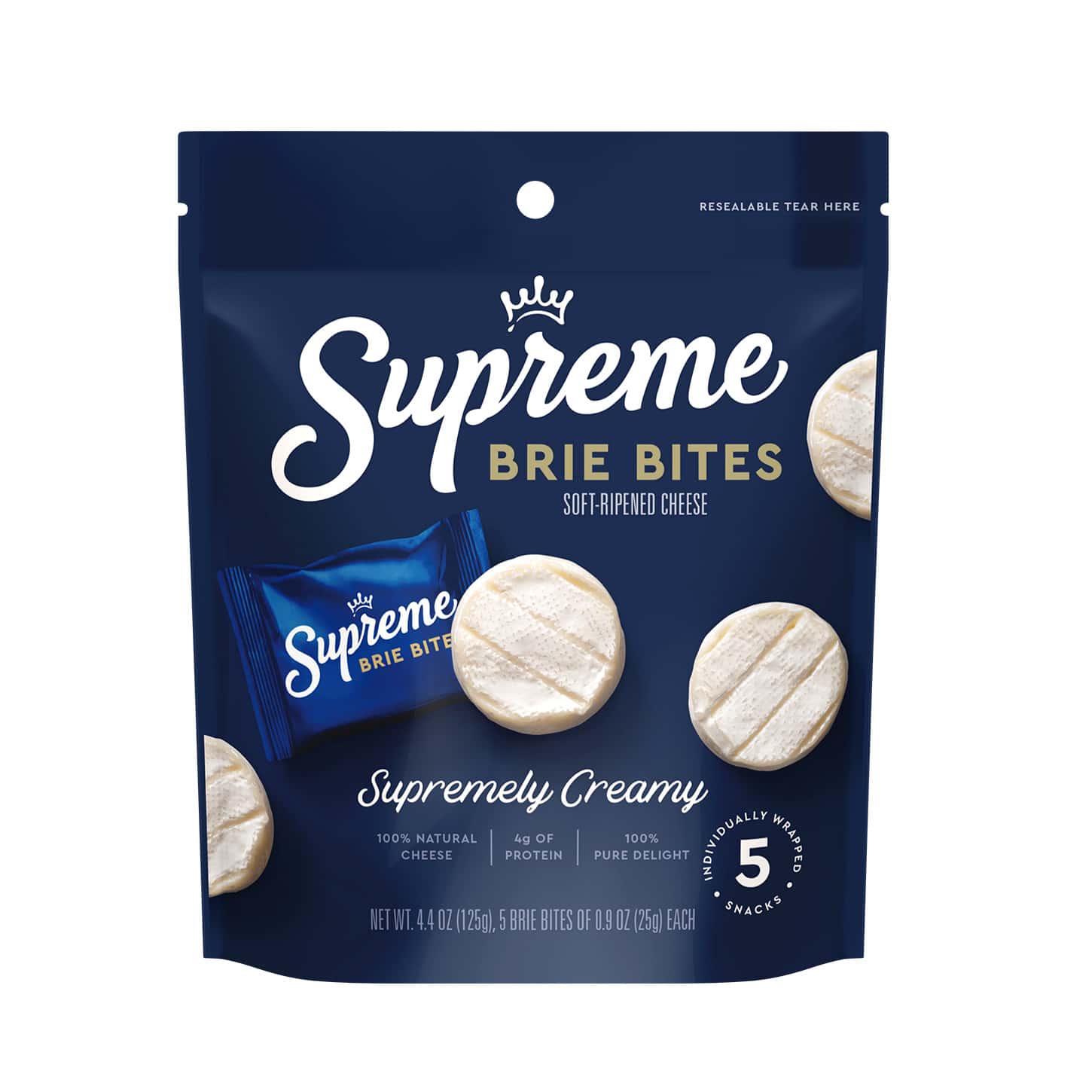 supreme brie bites packaging